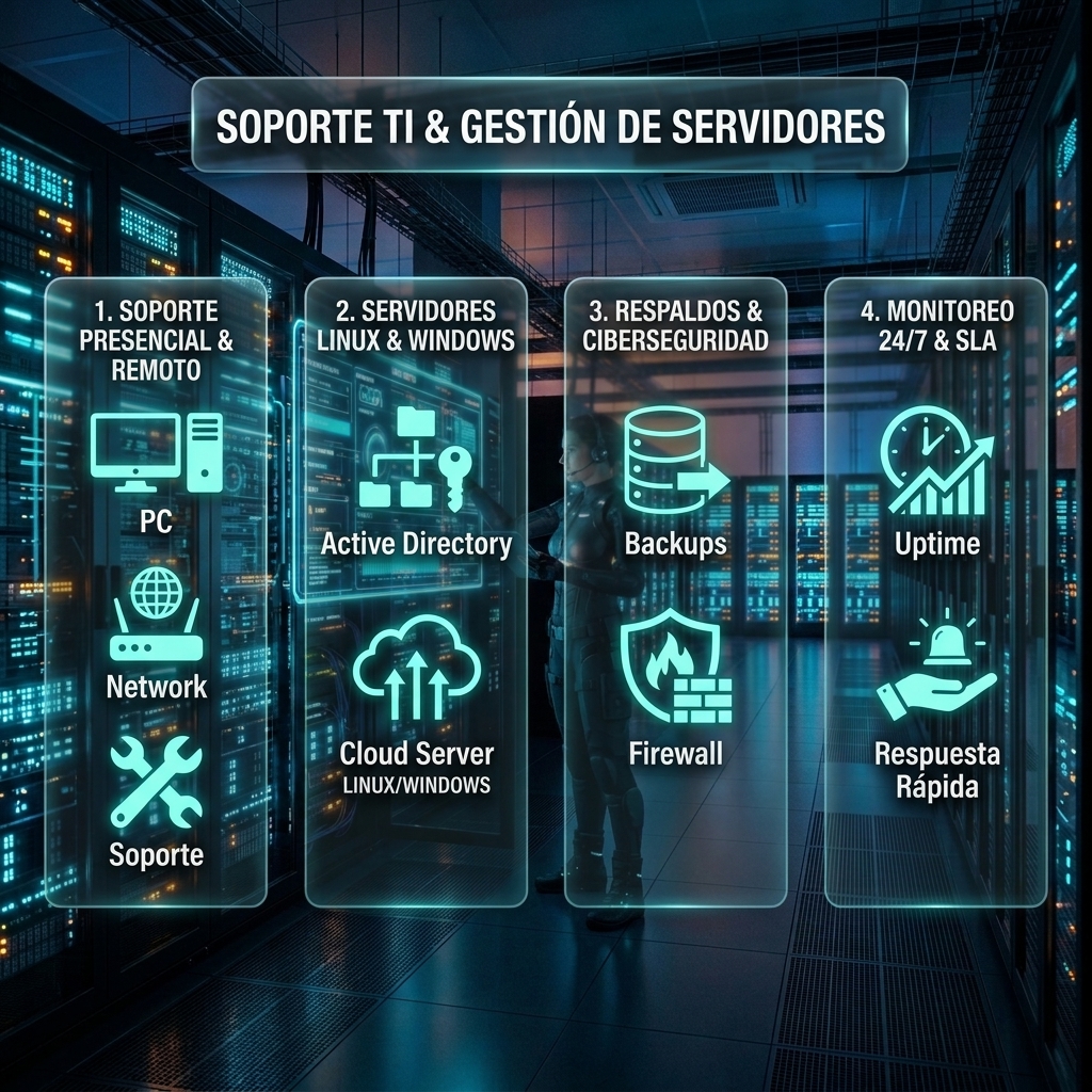 Servidores Linux, Windows y Soluciones Cloud